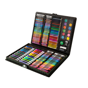 168 pezzi Set di pennelli rifornimenti di arte regali per bambini bambini pittura cancelleria acquerello penna pastello colore matita Set - Product Image 2
