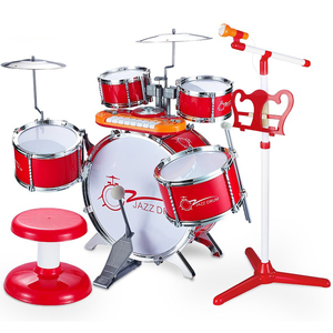 Batería Eléctrica Educativa de Juguete Instrumento <span class=keywords><strong>Musical</strong></span> de Jazz de Plástico para Niños - Product Image 2