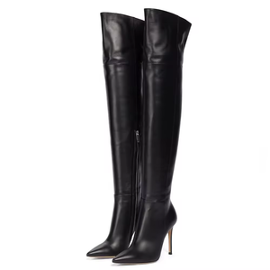 Black Thigh <b>Boot</b> Long <b>Winter</b> Shoes 2026 <b>Womens</b> High Heel Over Knee <b>Boots</b> Overknee Crotch Stiletto High Heels <b>Women's</b> shoes - Product Image 1