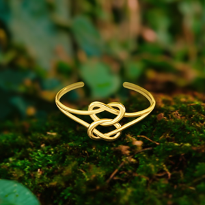 Brazalete de Moda en Acero Inoxidable 316L con Baño de Oro PVD, Diseño Sostenible y Resistente - Product Image 3