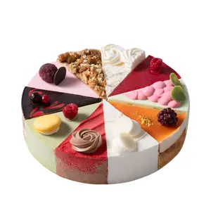 8 Inch Bevroren Frambozenmousse Cake Pastel De Queso Congelado Panelli Di Formaggio Congelati Tiefgefrorene Kasekuch Peynirli