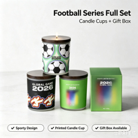 Trendiges Fußball-Geschenkset: Bedruckte Metalldosen, Fan-Geschenkbox, Geburtstagsfeier, Raumdekoration, Großhandel