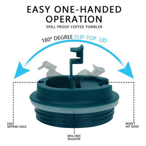 Vente chaude 380ml 510ml Tasse à café intelligente à température optimale Tasse à café intelligente en acier inoxydable Tasse à vide pour voyage Tasse à café pour voiture - Product Image 4