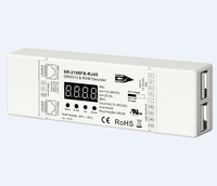 Conducteur LED DMX 4 canaux 48V RDM à courant constant, conducteur LED RGBW DMX 350mA 700mA, décodeur DMX RJ45