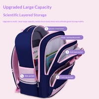 Mochila Escolar con Ruedas Multidireccionales, Tela Oxford, Poliéster, Extraíble, Gran Capacidad, Unisex, para Niños de 2.º a 6.º Grado