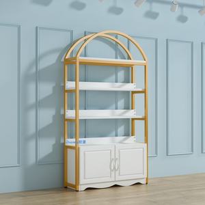 Vitrine de présentation de produits de conception moderne pour l'art des ongles et le vernis à ongles, étagère multifonctionnelle de salon de beauté du sol au plafond - Product Image 2