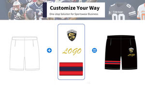 Shorts de bain pour hommes avec logo personnalisé, imprimés par sublimation, shorts de plage fitness avec logo, caleçons de bain, shorts en gros pour hommes - Product Image 5