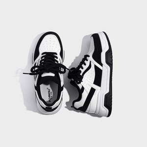 Wholesale Men's Breathable Sneakers with Thick Sole Height Increasing Casual Skateboarding Walking Shoes for Spring and Summer - Product Image 1