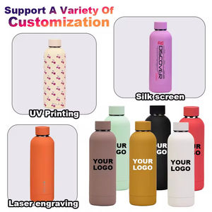 Gourde isotherme moderne en acier inoxydable à <span class=keywords><strong>double</strong></span> <span class=keywords><strong>paroi</strong></span> de 500 ml avec logo personnalisé, idéale pour la salle de sport, les voyages et le bureau - Product Image 3