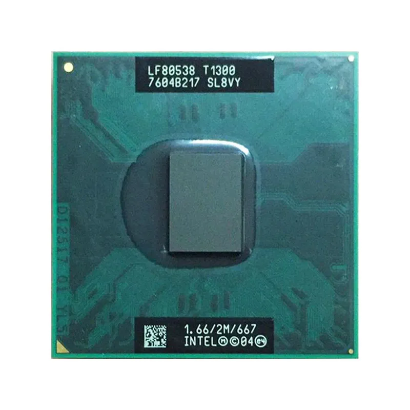 Für Intel Core Solo T1300 SL8VY QKHR 1,6 GHz Single-Core-Single-Thread-CPU-Prozessor 2M 27W Sockel M / mPGA478MT