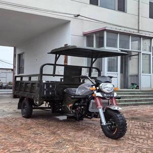 200cc Engine Open Cargo Tricycle 3-Wheel <b>Gasoline</b> Motorized 1 Ton Capacity 65km/h - Product Image 2