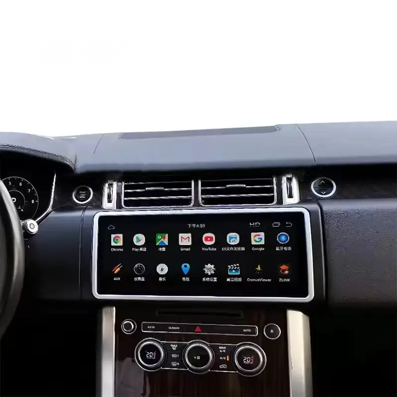مشغل وسائط متعددة للسيارة PX6 شاشة تعمل باللمس لراديو السيارة لاند روفر رانج روفر اجمالي السيارة راديو السيارة قطع غيار سيارات داخلية
