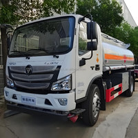 Nuevo Camión Cisterna de Aluminio Foton Aumark 11-20t 5000-10000L para Transporte de Líquidos, Precio de Fabricante