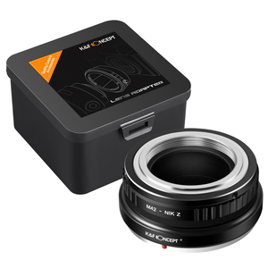 DSLR อะแดปเตอร์เลนส์กล้อง M42แหวนเลนส์เมานต์เลนส์กับ Z7 <span class=keywords><strong>Z6</strong></span> Ni * Kon อะแดปเตอร์ยึดเลนส์แนวคิด K & F - Product Image 3
