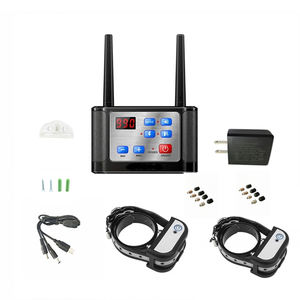 Draadloze hondenomheining Elektronische trainingshalsband voor huisdieren Dubbel instelbaar bereikcontrole 100-990 ft Oplaadbare slimme hondentrainingshulpmiddelen - Product Image 1