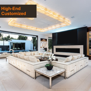 High End Royal Sectional Couch Luxury <strong>Sofa</strong> <strong>Set</strong> Living Room Furniture New <strong>Design</strong> Villa Leather <strong>Sofa</strong> <strong>Set</strong> <strong>Modern</strong>