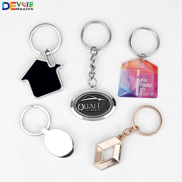 Customized Soft Enamel Hard Enamel Zinc Alloy Metal Iron Die Struck Keyring Keychain Key Chain Insignia Custom Zinc