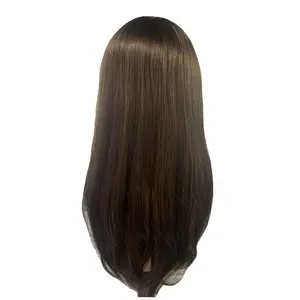 Factory Direct Luxury wigs supplier wholesale Price Brazilian Hair Silk Top Kosher Wig Jewish Wig