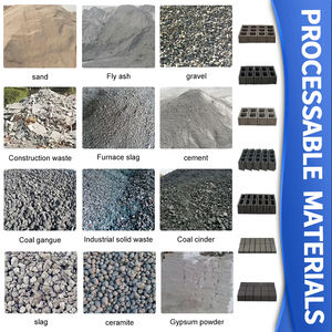 Ligne de production de petites machines à fabriquer des briques, machine automatique pour la fabrication de blocs creux en ciment et cendres volantes pour la pose de routes - Product Image 3