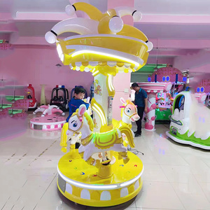Manège pour enfants coloré et personnalisé à 3 places, pour parcs d'attractions extérieurs et mini-carrousel intérieur, à vendre - Product Image 4