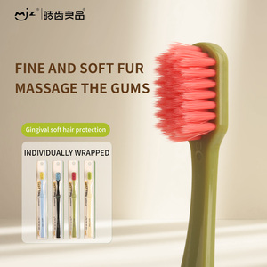 <span class=keywords><strong>Brosse</strong></span> à <span class=keywords><strong>dents</strong></span> adulte <span class=keywords><strong>souple</strong></span> PBT de haute qualité à bas prix <span class=keywords><strong>brosse</strong></span> à <span class=keywords><strong>dents</strong></span> adulte en plastique avec carte blister individuelle - Product Image 1