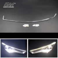 Tube LED de voiture DRL, bande lumineuse de phare de voiture, nouveau tube de feux de jour avec DRL, compatible avec Audi A6 2016-2018