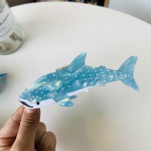 Pinza de <span class=keywords><strong>pelo</strong></span> de acetato de la serie Ocean, diseño de nicho, pinza de tiburón ballena, accesorio de cola de caballo al por mayor transfronterizo - Product Image 5