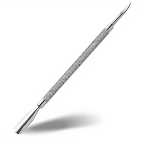Pousse-cuticules réutilisable double face de haute qualité en acier inoxydable, outil de manucure, cuillère à cuticules, coupe-ongles, kit de pinces - Product Image 4