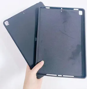 原厂彩色橡胶油超细纤维柔软TPU硅胶保护平板电脑后盖外壳适用于Ipad Pro 10.5 2019