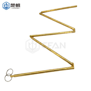 Chufan Brass Ship Water Depth <b>Gauge</b> Folding Measuring Rod With Scale MPA370306789 - Product Image 2