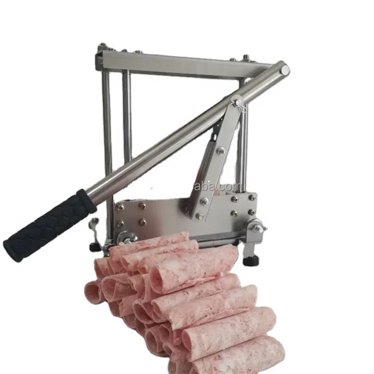 Machine de découpe de viande de bœuf, trancheur de viande manuel, Machine de découpe de tranches de viande fines, coupe de viande congelée pour la maison, Offre Spéciale