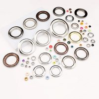 Œillets métalliques en acier inoxydable pour rideaux et bâches, personnalisables avec logo, prix abordable, antirouille