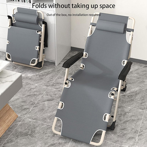 Lightweight Stainless Steel Frame Camping <b>Cot</b> Bed Modern Portable Folding Bed Ultralight for Outdoor Hospital Gym Use FCCLW-002 - Product Image 4