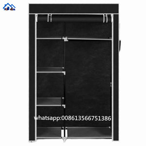 공장 도매 저렴한 옷장 부직포 접이식 옷장 - Product Image 3