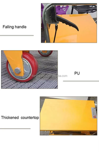 Manueller Hydraulischer Scherenhubtisch |   Schwerlast-Hubtisch für Lagerhallen |   Fußpedal-Hydraulik-Hebewagen - Product Image 3