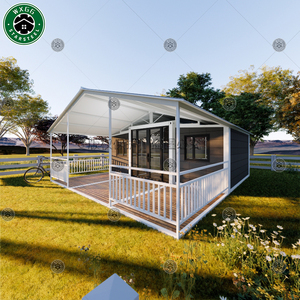 Vente en gros de maisons préfabriquées extensibles de 2 à 3 chambres, en conteneurs, panneaux sandwich, assemblage rapide, mini-villa - Product Image 4