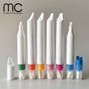 Bolígrafo removedor <span class=keywords><strong>de</strong></span> esmalte <span class=keywords><strong>de</strong></span> <span class=keywords><strong>uñas</strong></span> vacío <span class=keywords><strong>de</strong></span> plástico N402 con tres puntas reemplazables en el extremo - Product Image 2