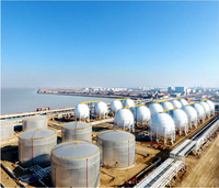 Réservoir de stockage sphérique cryogénique pour ammoniac et éthylène ASME 1500m3-10000m3 pour usine chimique de GPL