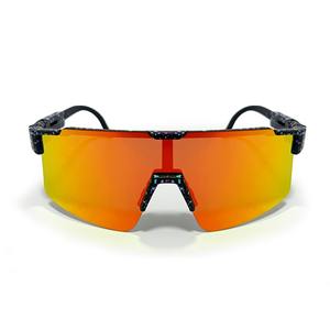 Lunettes colorées entièrement revêtues pour hommes et femmes, lunettes de sport d'extérieur, lunettes de soleil tendance, lunettes de soleil anti-ultraviolets - Product Image 1