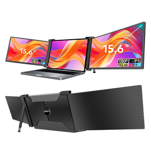 Extensor de Pantalla para Portátil de 15.6 Pulgadas 1080P, Monitor Portátil Plegable de Tres Pantallas IPS USB C para Portátiles de 15.6-17.3 Pulgadas, Multidispositivo - Product Image 1