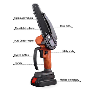 Ananke Tools <b>Mini</b> <b>Chainsaw</b> Rechargeable <b>Electric</b> <b>Chainsaw</b> Logging Pruning - Product Image 4