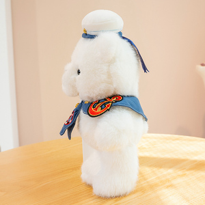 Orsacchiotto <span class=keywords><strong>Marinaio</strong></span> di Peluche - Super Morbido con Imbottitura in Cotone PP, Design Orso Bianco, Altezza 31-50cm, Regalo di San Valentino per Amanti dell'Oceano - Product Image 5