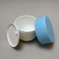 Nouvelle mode 150g 200g pot de masque en plastique PP givré pot de crème de lotion pour le corps coloré cosmétique personnalisé