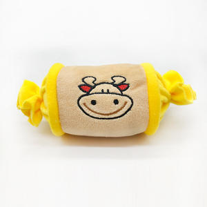 Jouet interactif éducatif pour chien, peluche sonore tricolore, jouet à mordre pour animaux de compagnie - Product Image 3