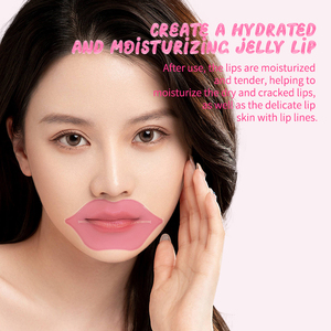 Masques Lèvres Roses Hydratants au Cristal <span class=keywords><strong>Naturel</strong></span> en Stock, Vente en Gros, Étiquette Privée, <span class=keywords><strong>Masque</strong></span> Lèvres Collagène Gel Hydrogel Nuit - Product Image 5