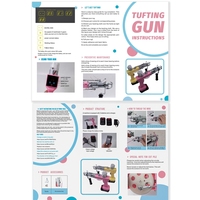 Kit pistolet à touffeter sans fil 2 pièces batteries 2.0Ah 2 en 1 coupe/boucle Pile sans fil touffetage tapis Machine outil de couture CE & MSDS
