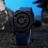 Nuevos Relojes de Hombre Creativos de Alta Tecnología con Bola de Levitación, Modernos y sin Espejo, con Puntero de Silicona, Logotipo Personalizado, Relojes de Cuarzo