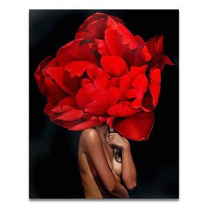 CHENISTORY 993051 chica adultos DIY pintura al óleo por número pintura sobre lienzo pintura por números decoración moderna <span class=keywords><strong>para</strong></span> sala de estar - Product Image 1