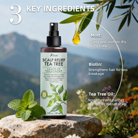 Après-shampoing hydratant sans rinçage bio à marque privée, spray capillaire lissant, démêlant et protecteur thermique