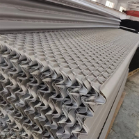 Nouvelles persiennes d'admission d'air en PVC pour tours de refroidissement persiennes d'entrée 65mm 85mm 130mm pour usine de fabrication